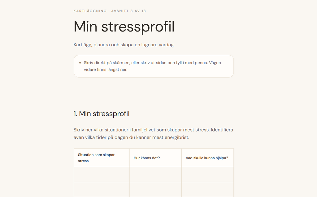 Livsglädje och förstå din stress